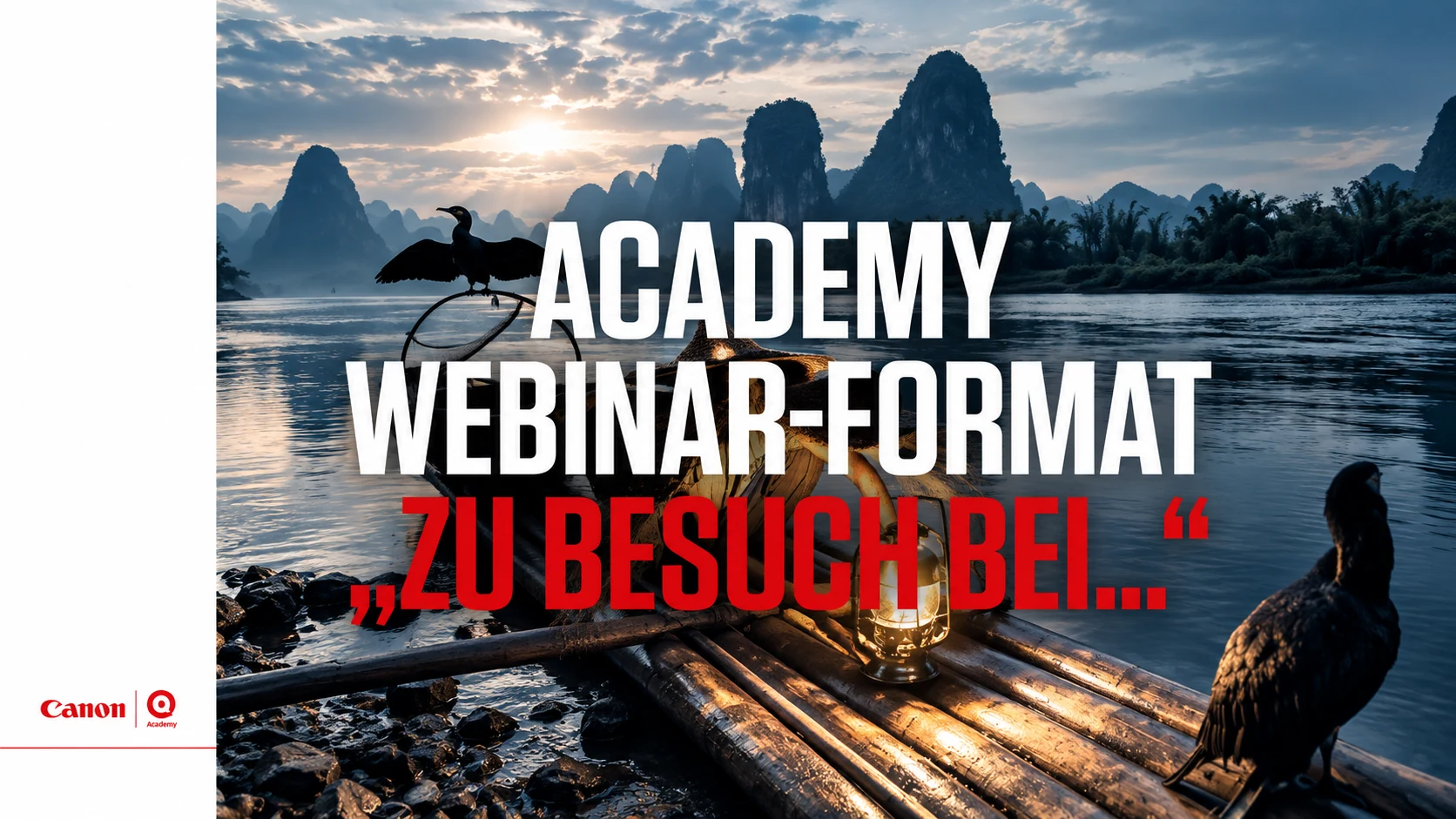 Canon Academy Webinar-Format – Postproduktion und Motion Design